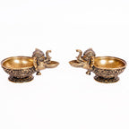 Small Elephant Diya | 2.25 Inch |  Kuthu Vilakku | Decoration Items for Home Decor | Diwali | Ideal for Gifting |