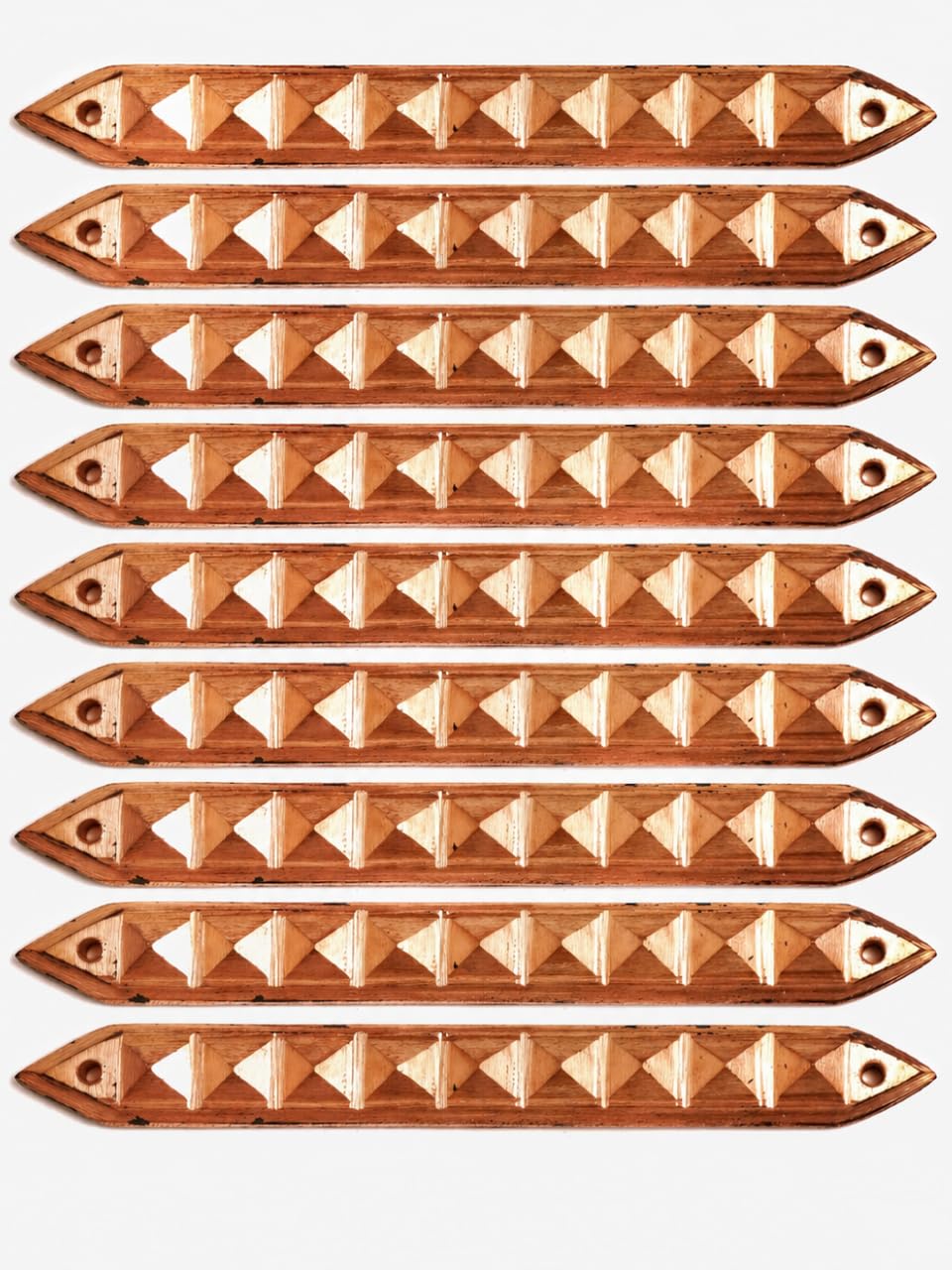 Copper Pyramid Divider Patti Strip | 5.25 Inch | Pack of 9 |