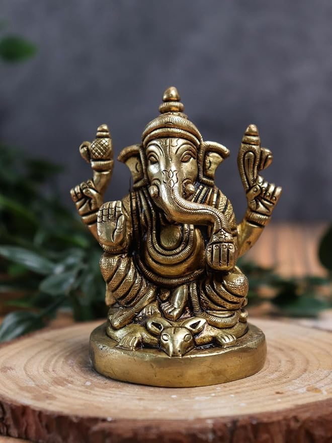 Lord Ganesh Ji Idol (Brass )