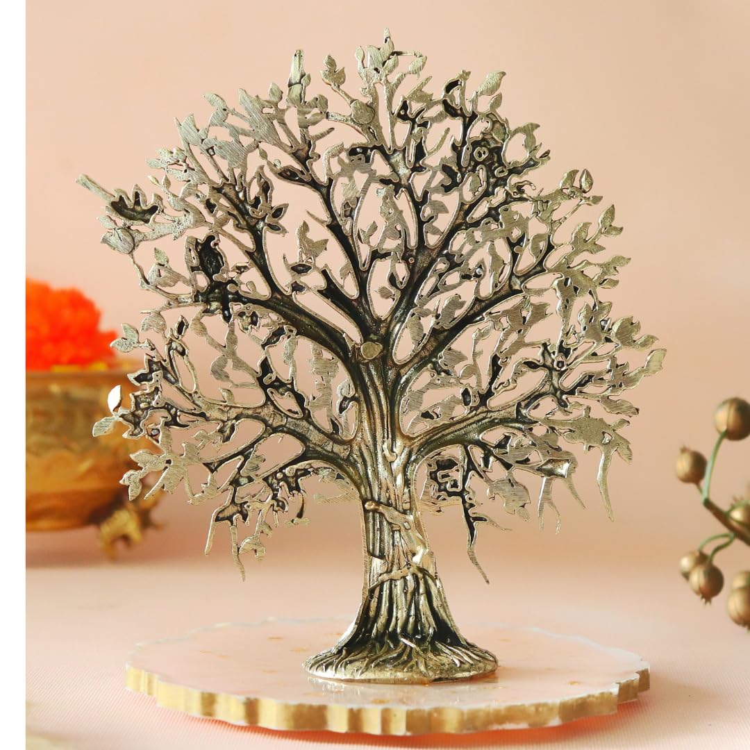 Fine Crafted Tree of Life | 6 Inch | Kalpavriksha Tree | Table Top Decor | Vastu Remedy |