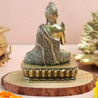 Brass Meditating Sitting Gautam Buddha Statue - 4 Inch