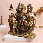 Shiv Parivar Murti for Home Puja | 8 Inch | Shiv Parvati Ganesh Murugan |