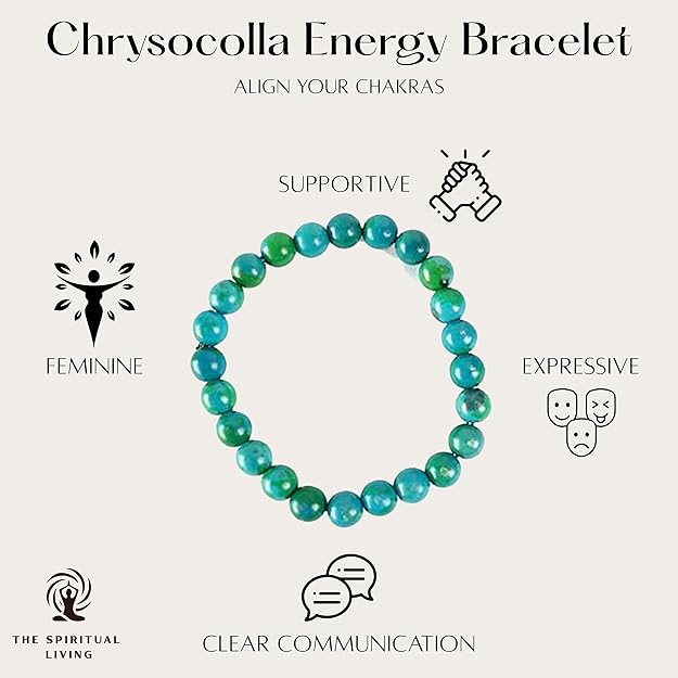 Natural Chrysocolla Bracelet