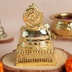 24 K Gold Plated Kuber Ji Ki Murti | 5 Inch | Kubera Idol |Statue | Showpiece for Home | God of Wealth |