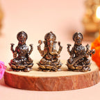 Lakshmi Ganesh Saraswati Idol | Small Idols | 1 Inch Murti
