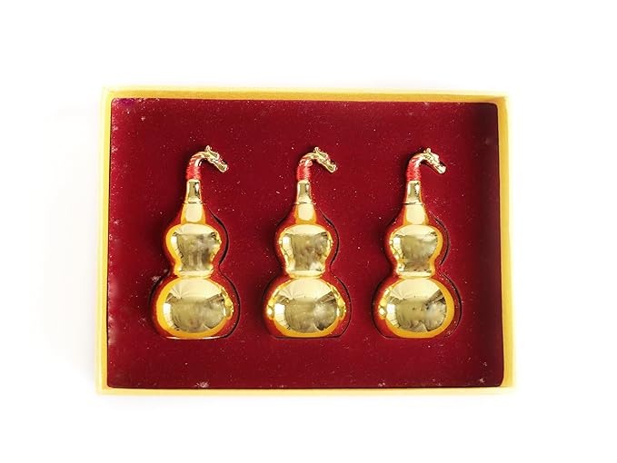 Shinny Metal Wu Lou - 2.5 Inch - Pack of 3