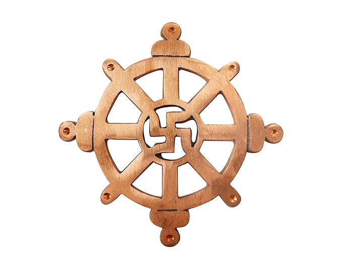 Copper Swastik Wheel - 5.5 Inch