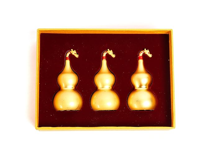 Lucky Gourd Hu Lu Gourd  (Brass) 6 Inch