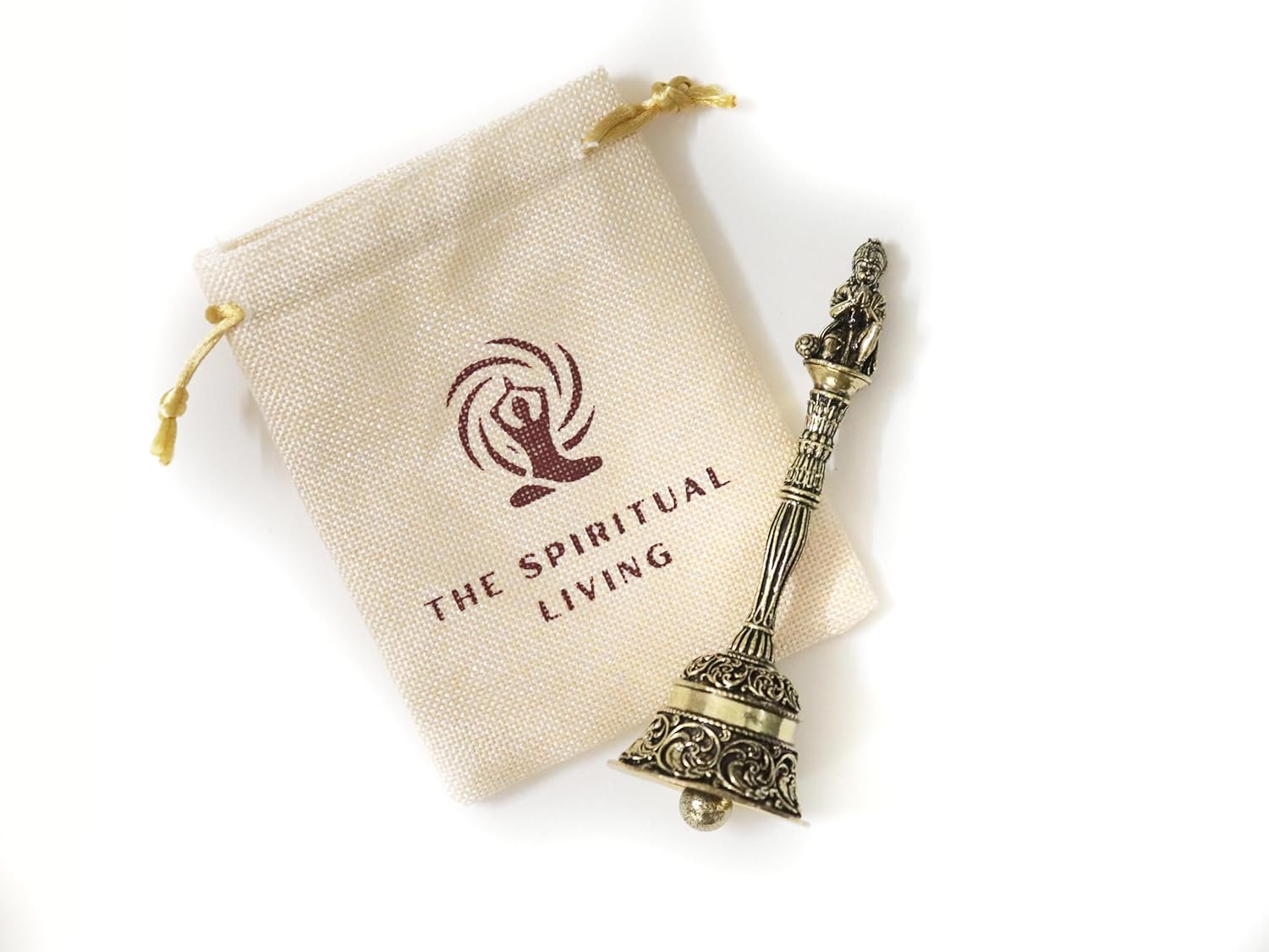 Brass Hanuman Bell for Pooja - 5.5 Inch