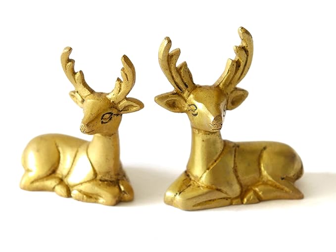 Brass Deer Showpiece - 3inch