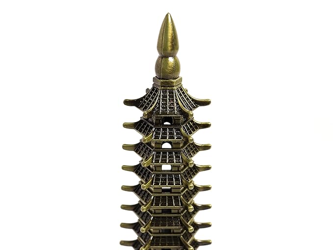 Brass Education Pagoda Tower - 7 Inch