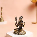 Brass Lord Shiva | 3 Inch | Bholenath Murti | ॐ शिवाय नमस्तुभ्यं |