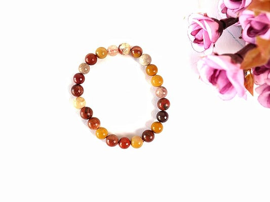 Natural Mookaite Jasper Bracelet