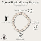 Natural  Howlite Bracelet