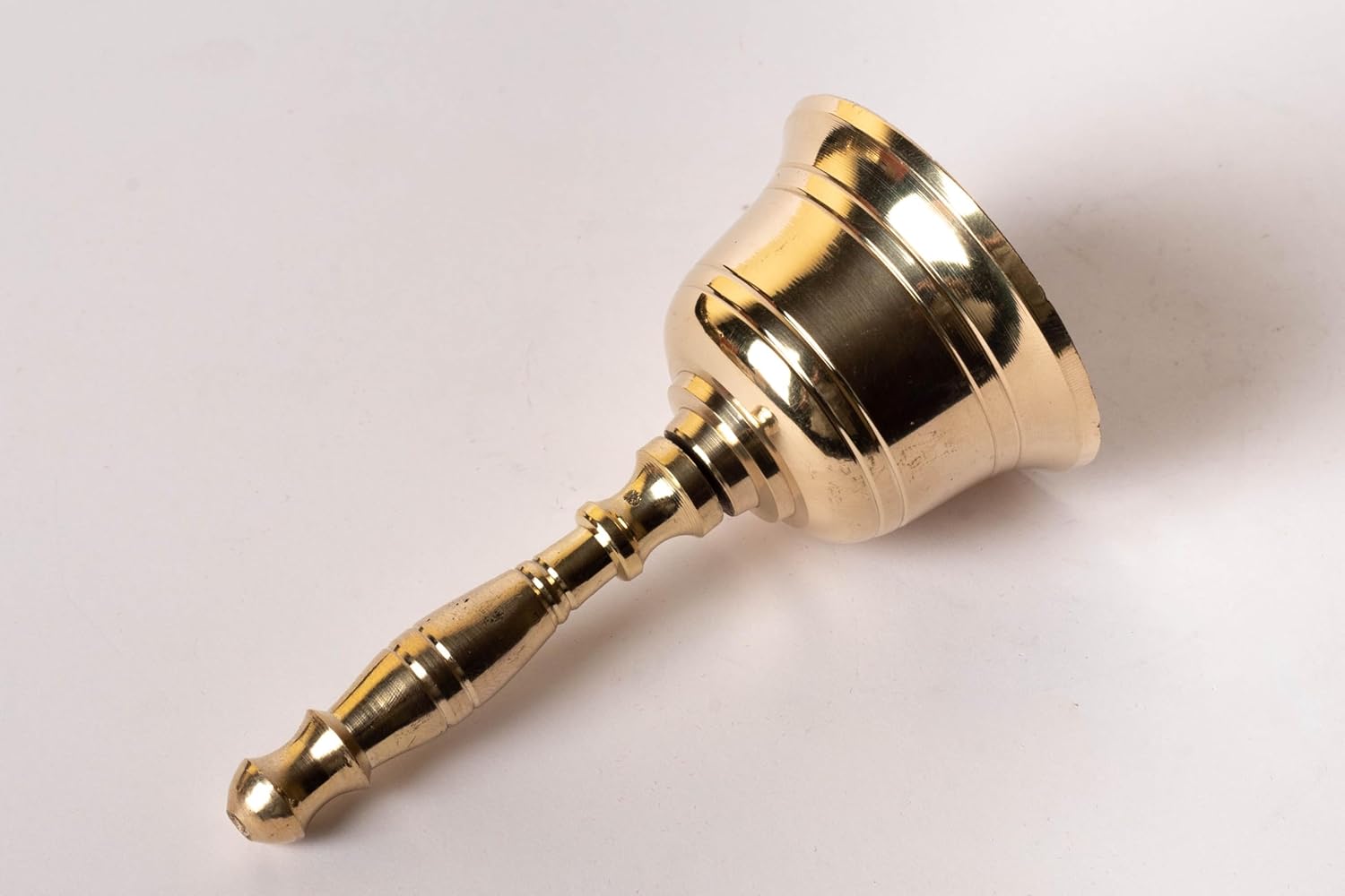 Brass Ghanti for Mandir - Pooja Room - Temple - 4 Inch