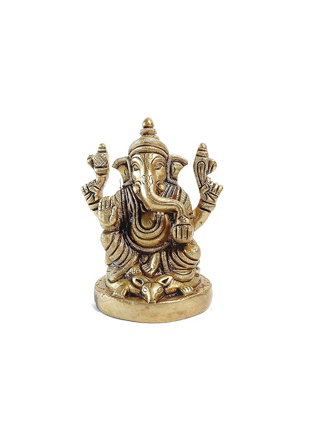 Lord Ganesh Ji Idol (Brass )