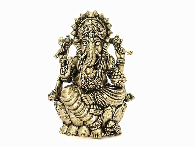Brass Ganpati Murti - 2.5 Inch