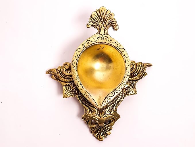 Oil Lamp Beautiful (Brass)Diya 6 inch