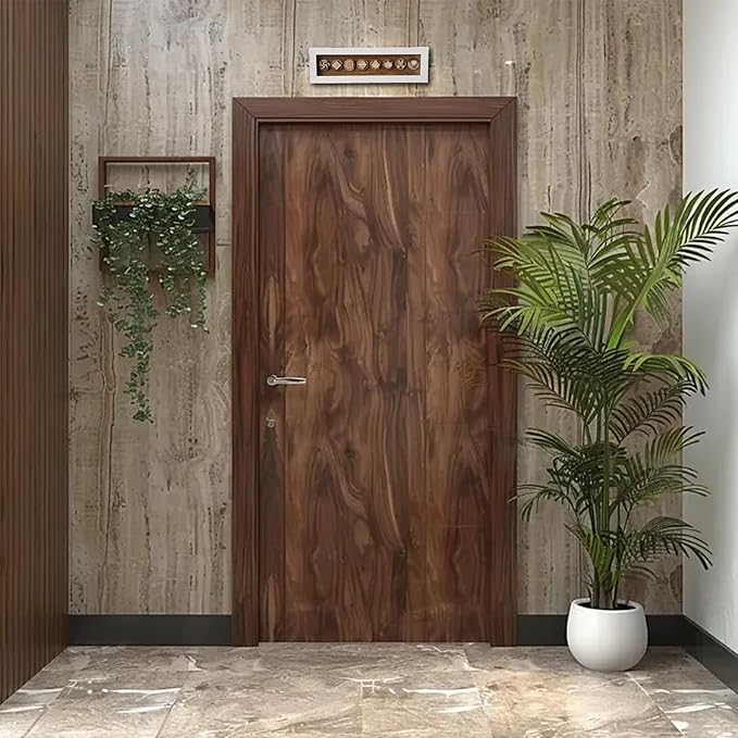 Jain Asthamangal Natural Wood Frame