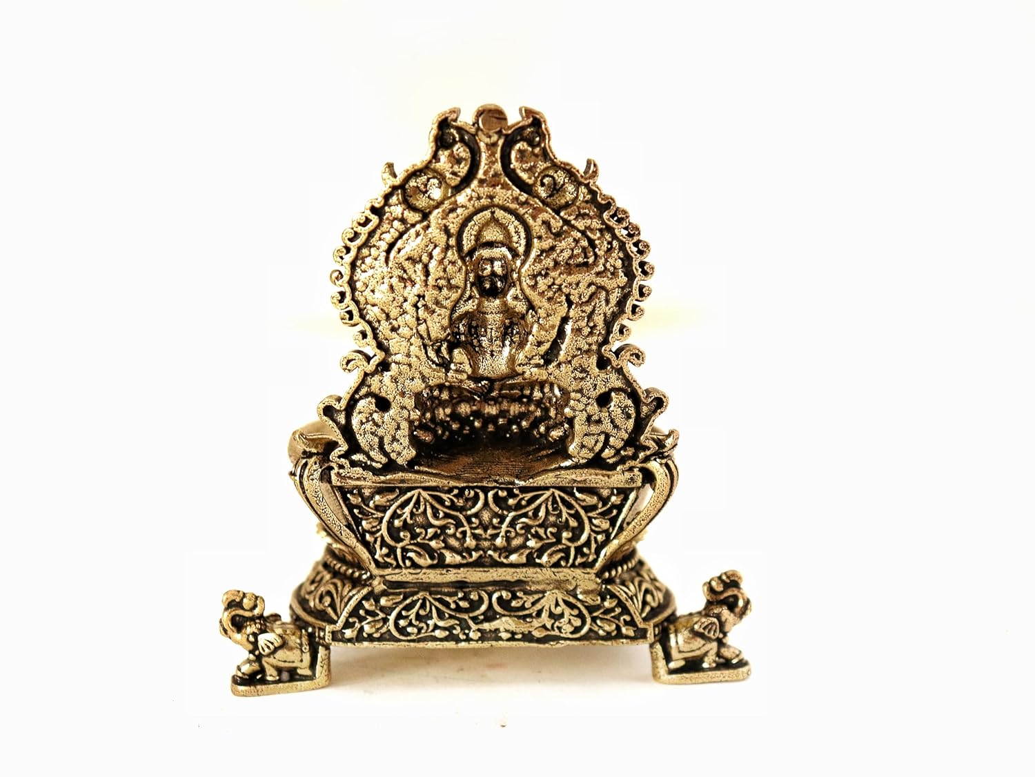 Brass Laxmi Diya for Puja - 3 Inch
