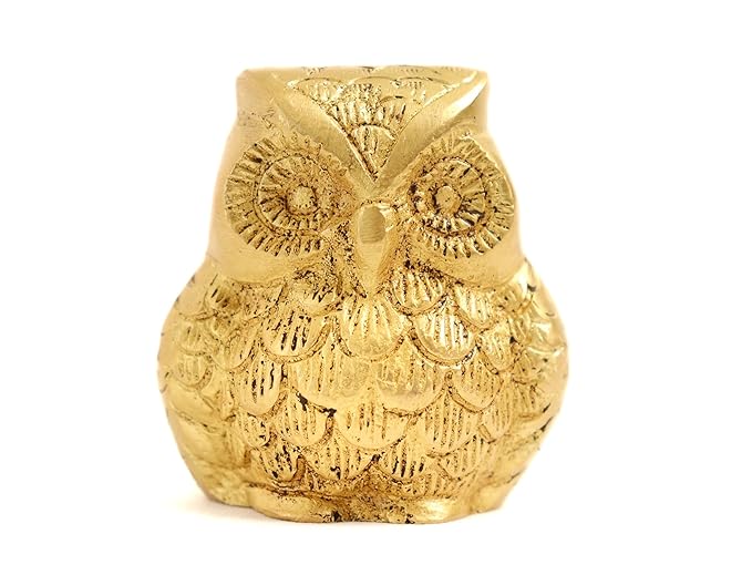 Owl Statue (Brass) 2.5 inch