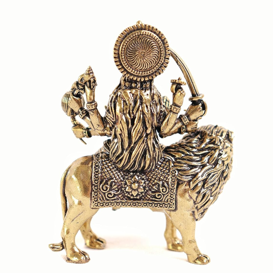 Brass Durga Idol - 3 Inch