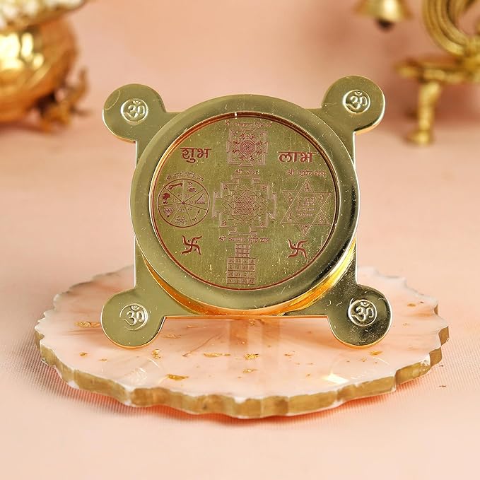 Stand Shri Yantra Original for Home | Manokamna Yantra | Shri Sarva Karya Siddhi Yantra | Shubh Labh