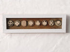 Jain Asthamangal Natural Wood Frame