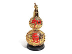 Wu Lou Golden Gourd with Base 6 inch