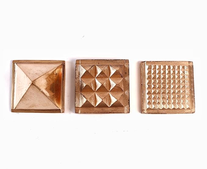 Vastu Pyramid Set for North - West (Copper) 1 Inch