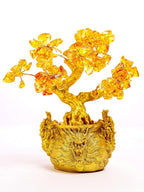 Natural Citrine Crystal Tree of Life  6 inch