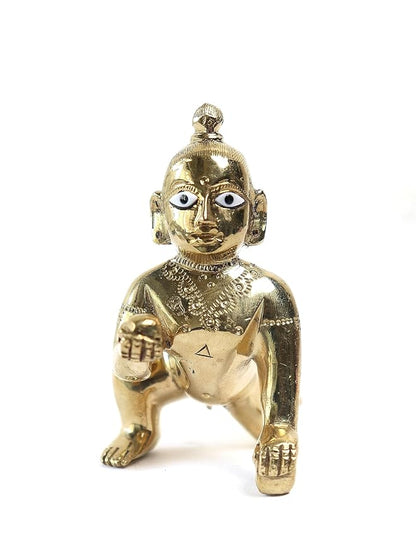 Laddu Bal Gopal (Brass ) 3 Inch