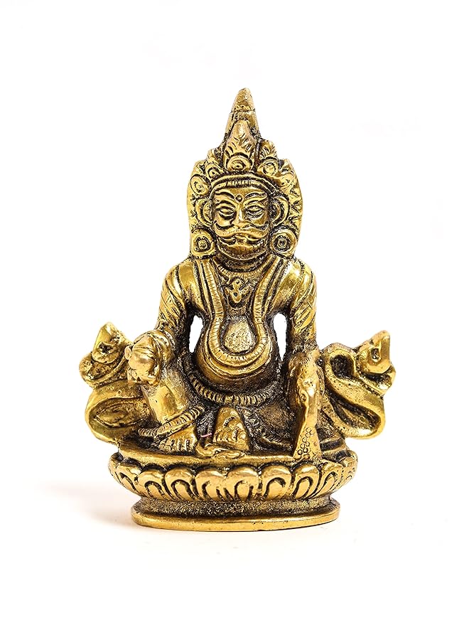 Brass Lord Kuber Idol - 3 Inche