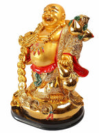 Feng Shui Big Size Laughing Buddha - Kubera - Happy Man - Home Decoration - 12 Inch