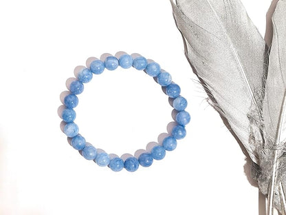 Aquamarine Dyed Bracelet