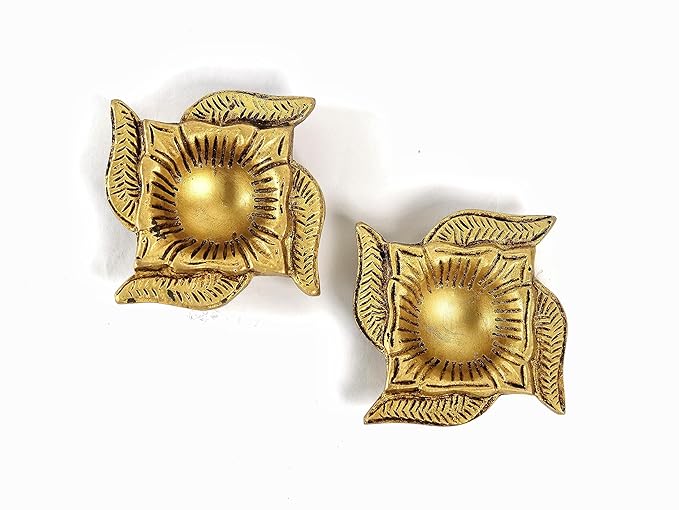 Brass Swastik Diya