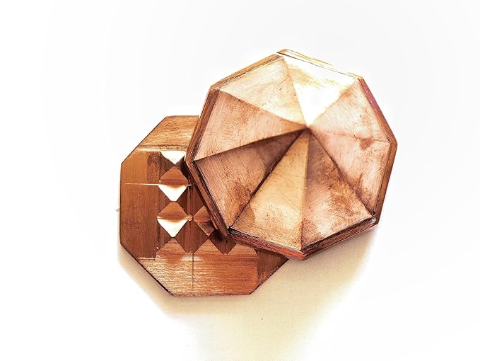 Octagonal (Asthakon) Vastu Pyramid 2.5 Inch (Copper )