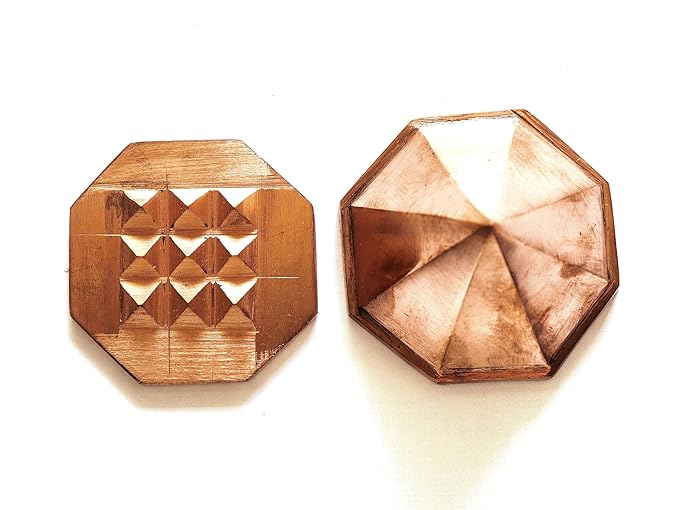 Octagonal (Asthakon) Vastu Pyramid 2.5 Inch (Copper )
