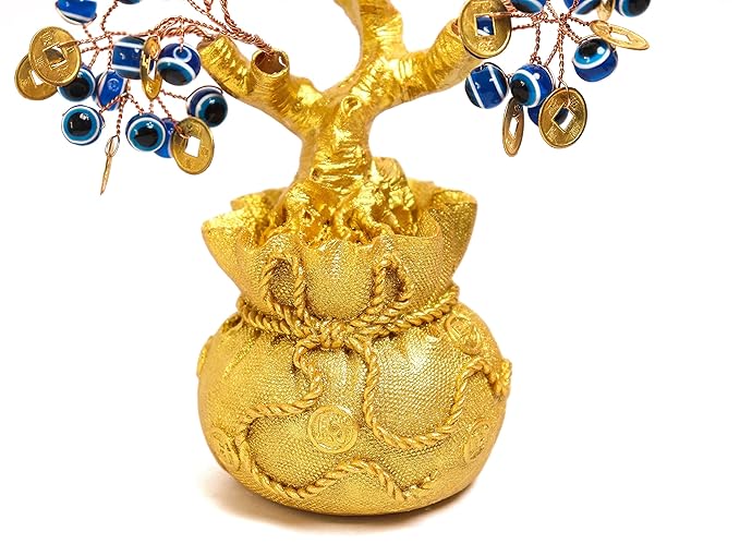 blue evil eye money tree Blue Evil Eye (Money Tree) 7 Inch – The Spiritual Living