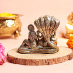 Brass Vishnu Laxmi on Sheshnag Idol | 2 Inch