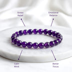 Natural Amethyst Bracelet