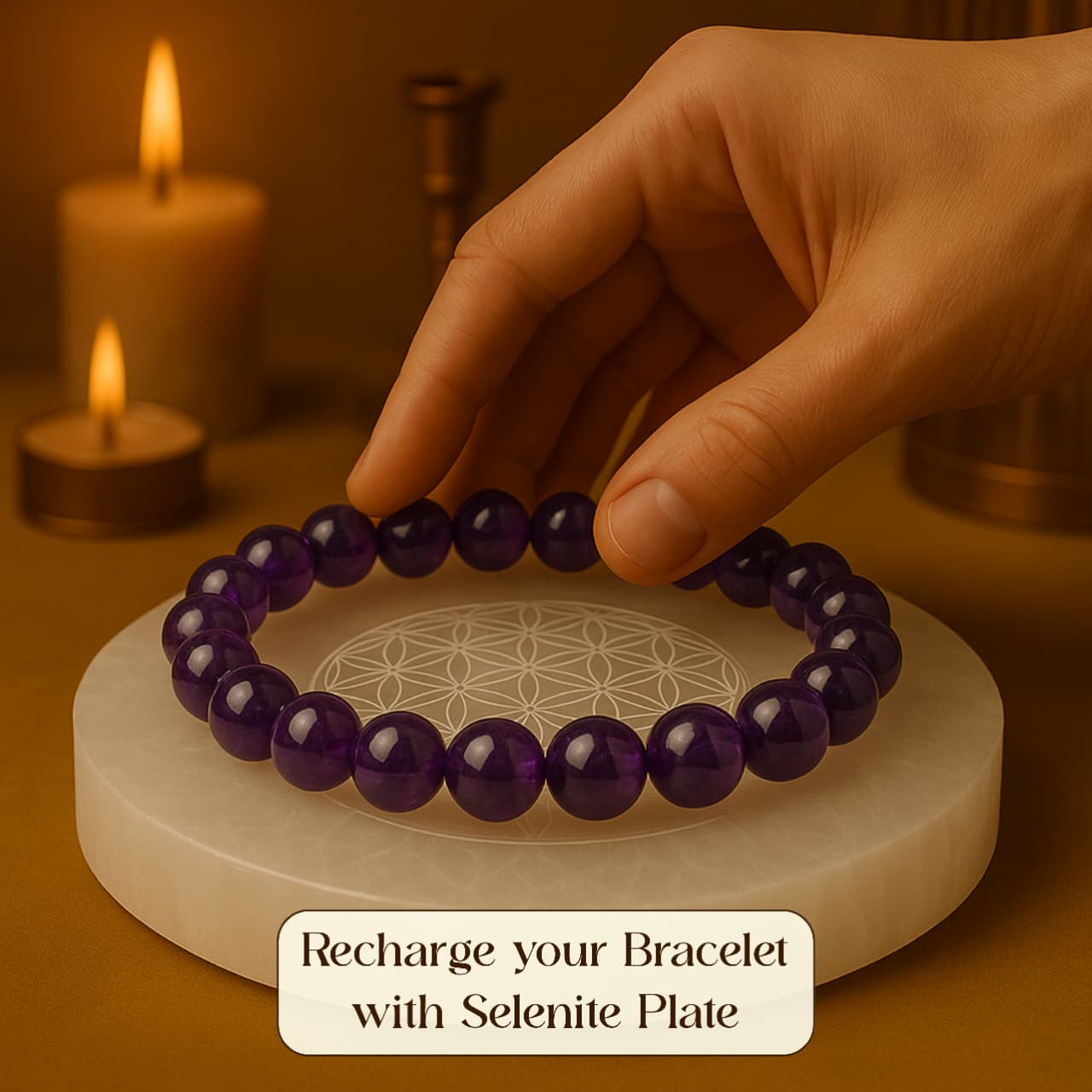 Natural Amethyst Bracelet