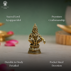 Lord Ayyappan Idol | 1.5 Inch | for Car | Home | Statue | Small Ayyappa Murthy | അയ്യപ്പ സ്വാ |മി |