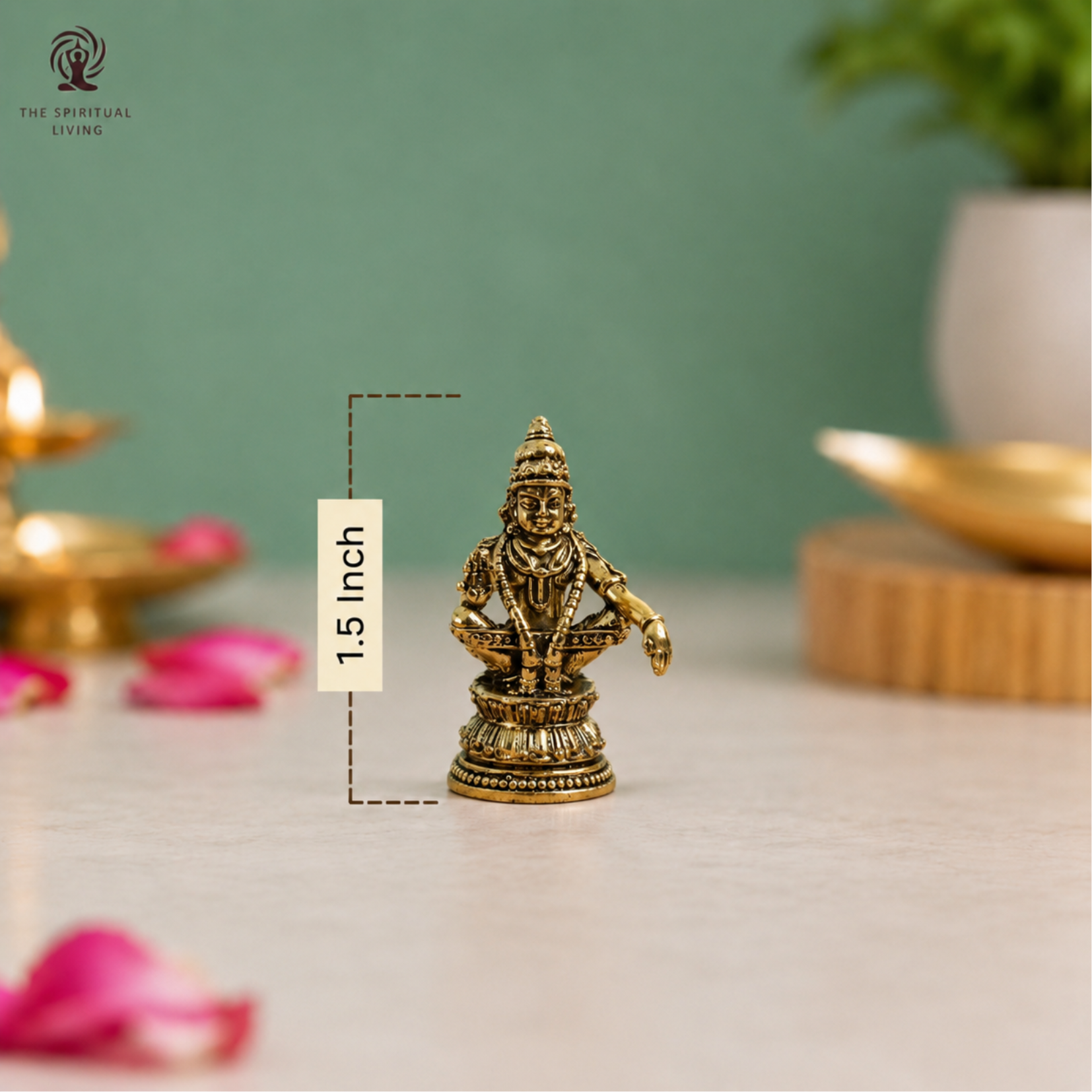 Lord Ayyappan Idol | 1.5 Inch | for Car | Home | Statue | Small Ayyappa Murthy | അയ്യപ്പ സ്വാ |മി |
