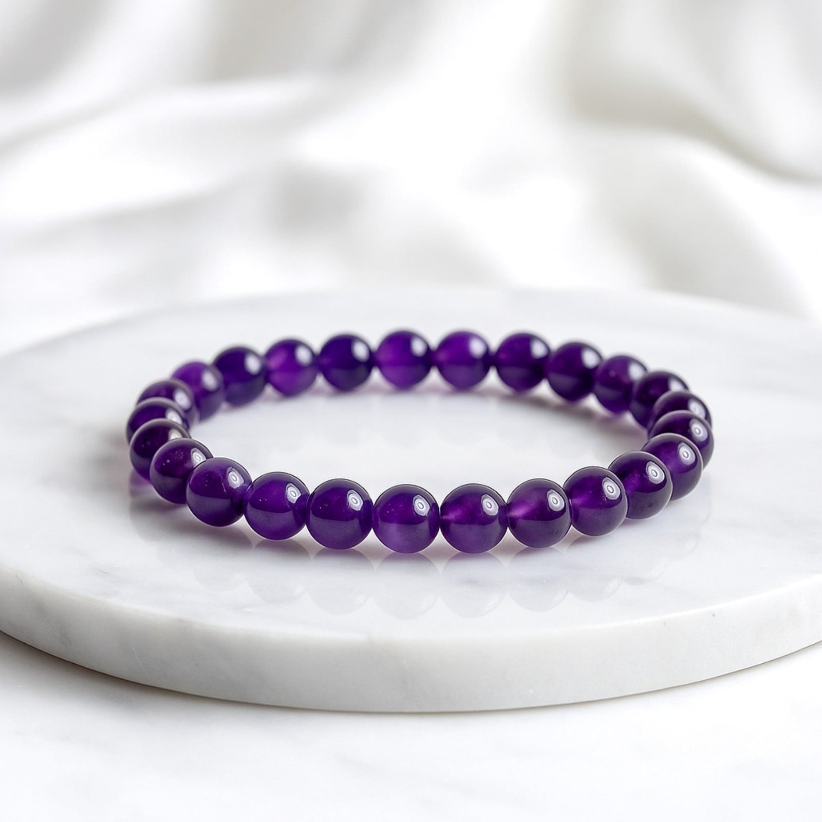 Natural Amethyst Bracelet