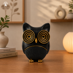 Owl Statue for Good Luck | 3.5 Inch | Showpiece | Home Decor |House Warming Gifts | Evil Eye | Nazar Battu |