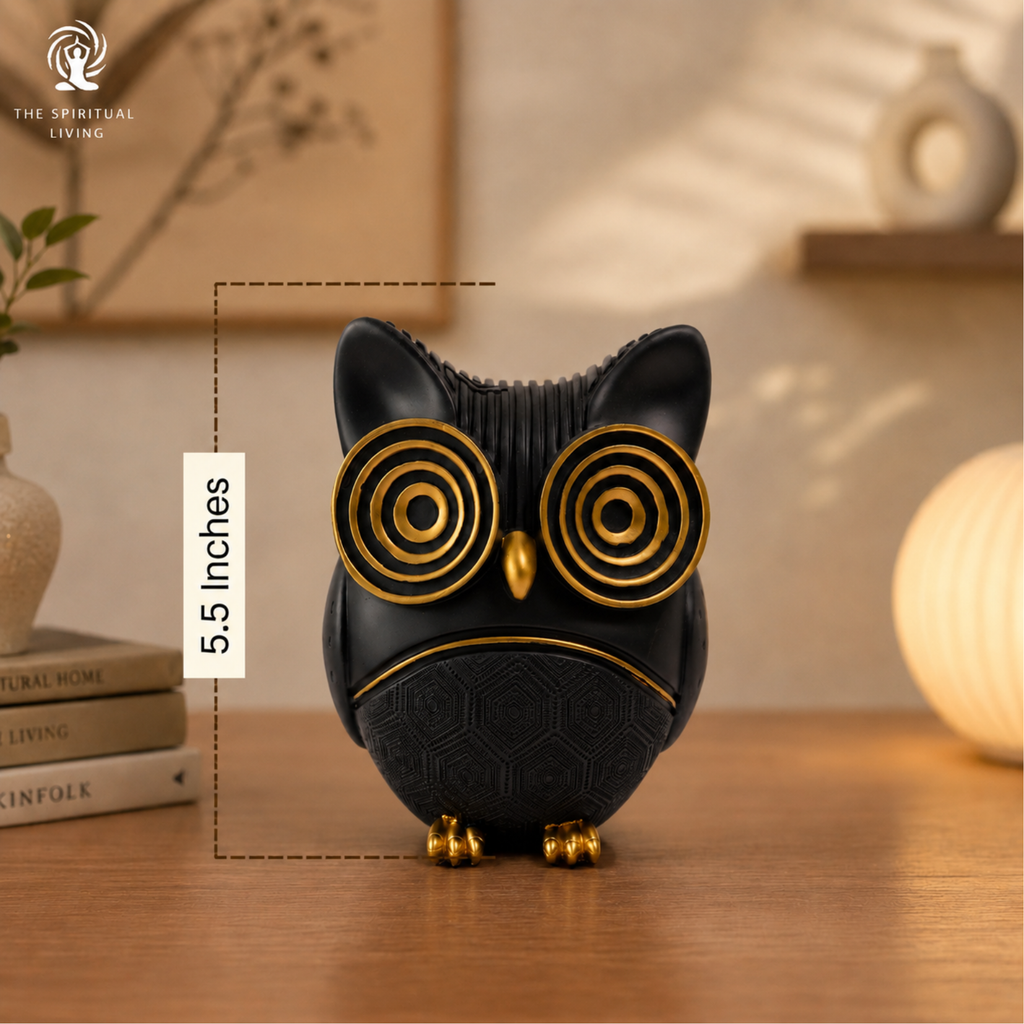 Owl Statue for Good Luck Giveaway | Get Any Size | ₹399