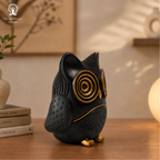 Owl Statue for Good Luck | 3.5 Inch | Showpiece | Home Decor |House Warming Gifts | Evil Eye | Nazar Battu |