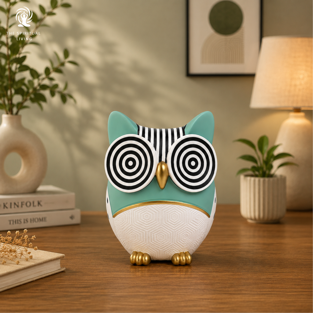 Owl Statue for Good Luck - 4 Inch