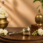 Brass Ghanti for Mandir - Pooja Room - Temple - 4 Inch